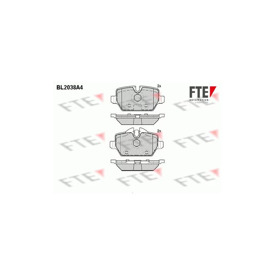 FTE Bl2038A4 Brake Pad Set