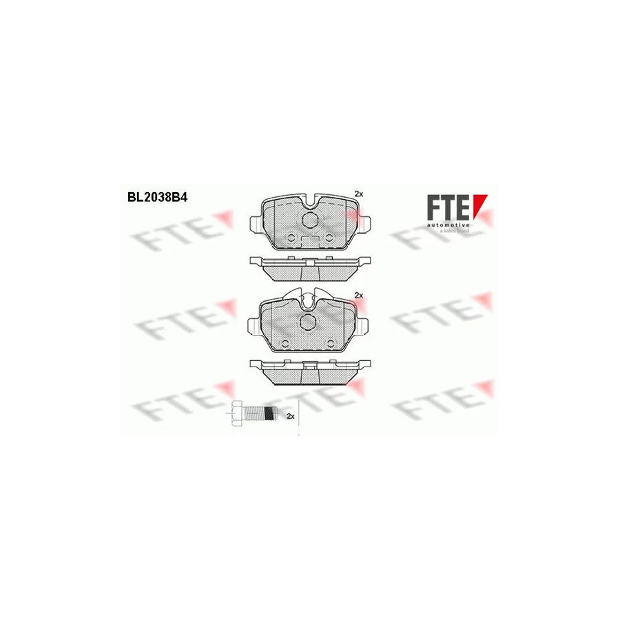 FTE Bl2038B4 Brake Pad Set