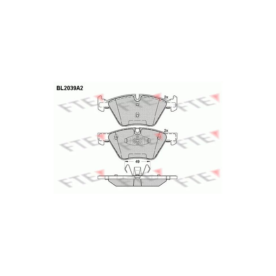 FTE Bl2039A2 Brake Pad Set