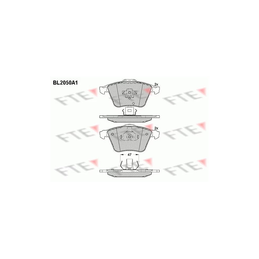 FTE Bl2050A1 Brake Pad Set