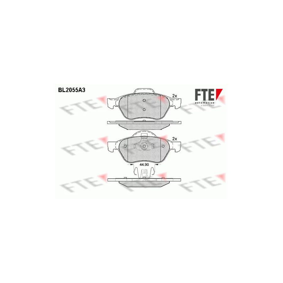 FTE Bl2055A3 Brake Pad Set