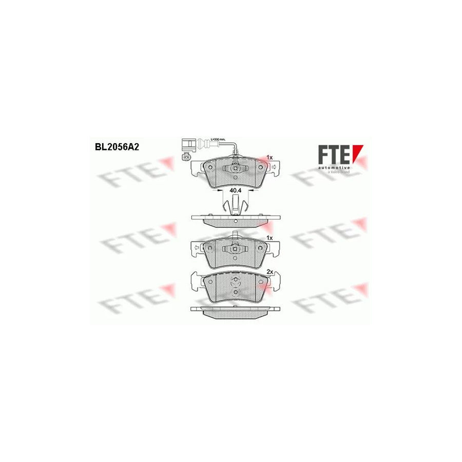 FTE Bl2056A2 Brake Pad Set