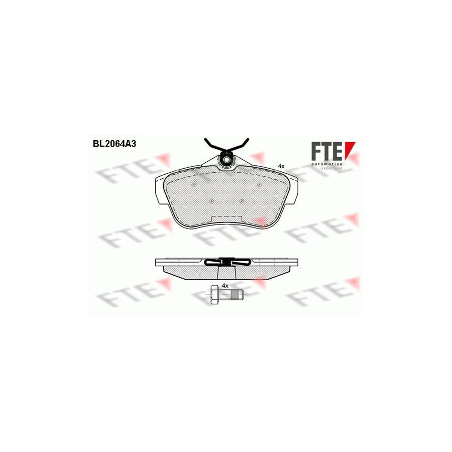 FTE Bl2064A3 Brake Pad Set