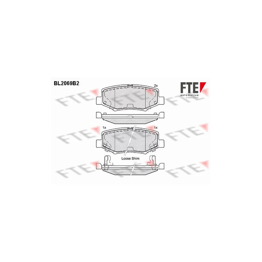 FTE Bl2069B2 Brake Pad Set for Tata (Telco) Aria Off-Road