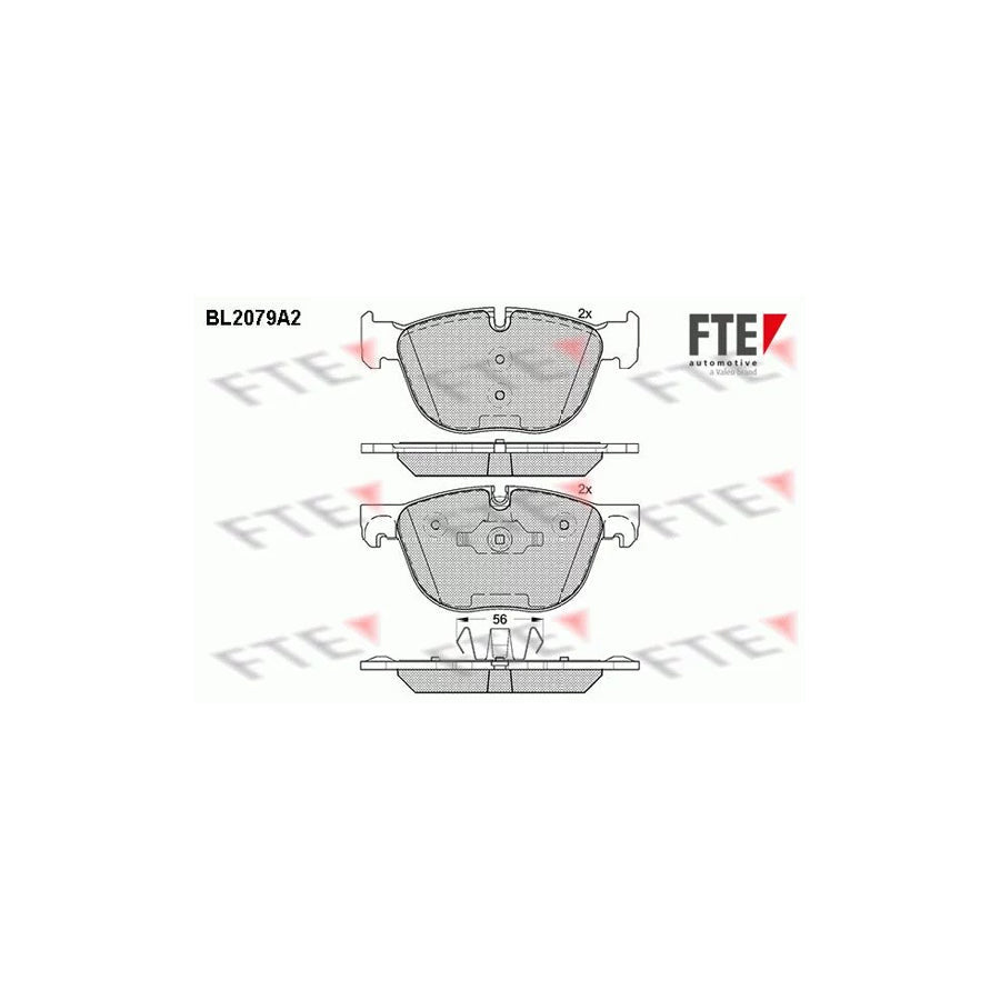 FTE Bl2079A2 Brake Pad Set