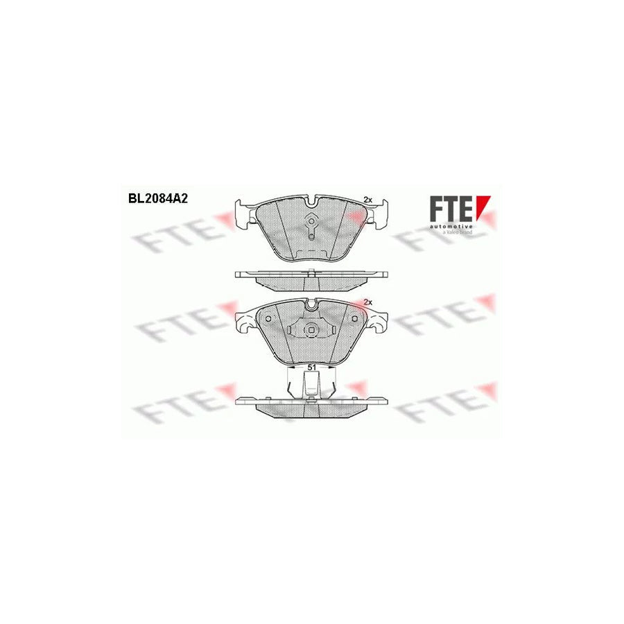 FTE Bl2084A2 Brake Pad Set