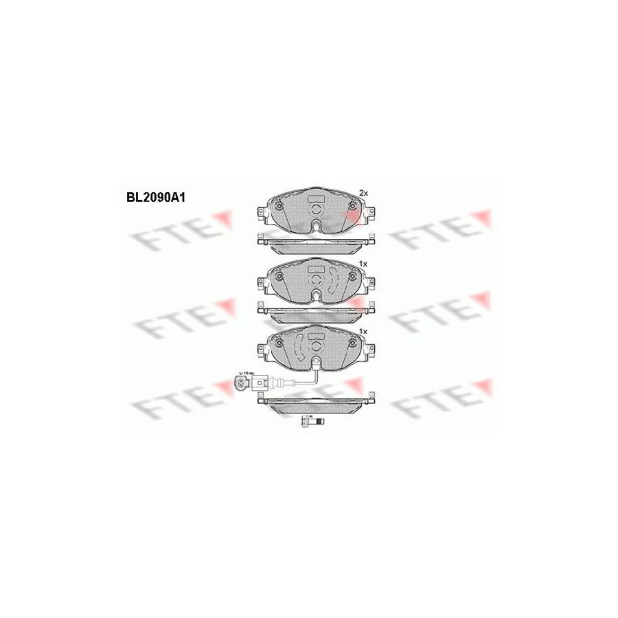 FTE Bl2090A1 Brake Pad Set