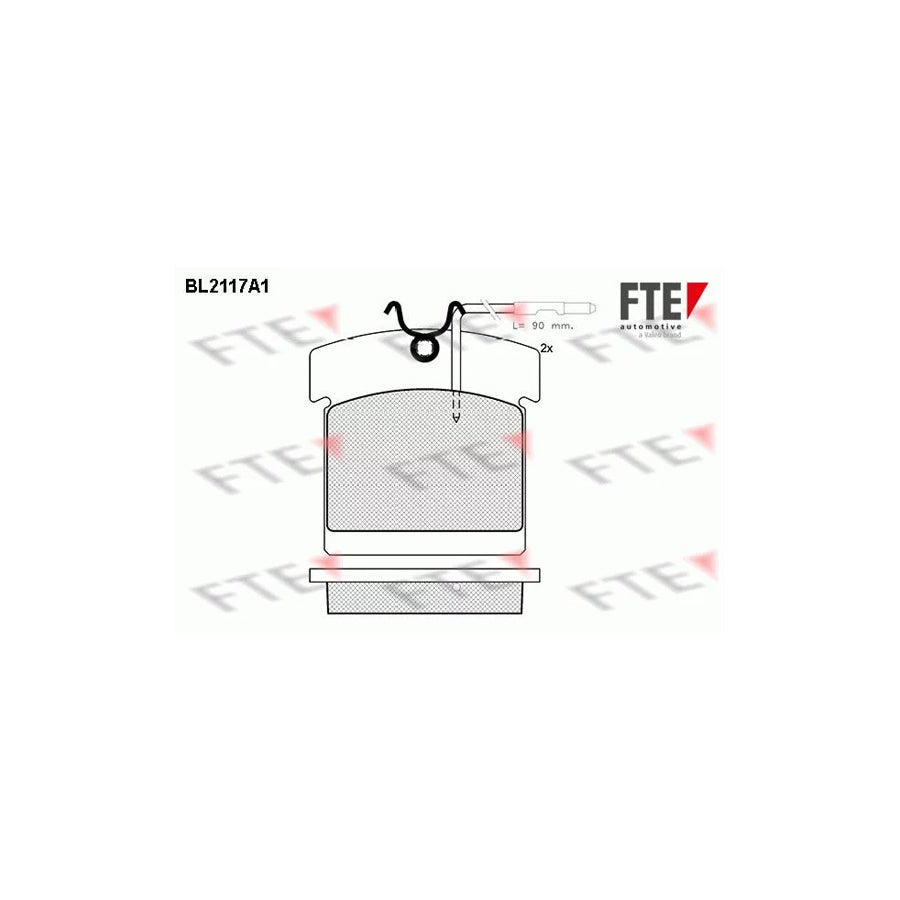 FTE Bl2117A1 Brake Pad Set