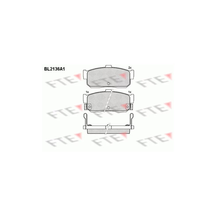 FTE Bl2136A1 Brake Pad Set