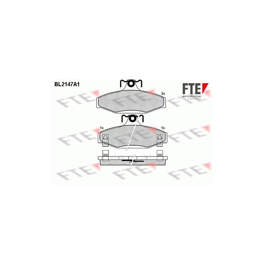 FTE Bl2147A1 Brake Pad Set