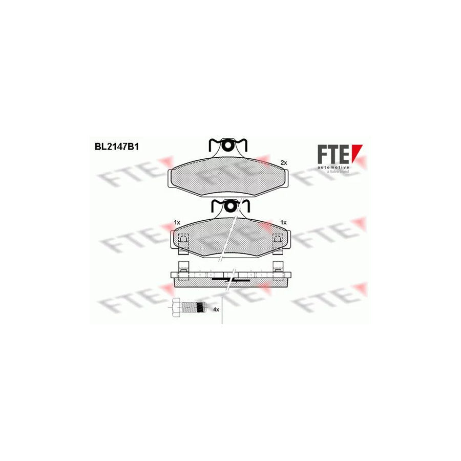 FTE Bl2147B1 Brake Pad Set