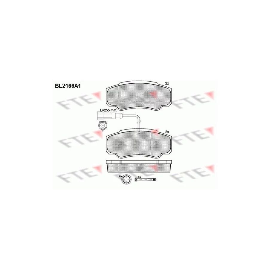 FTE Bl2166A1 Brake Pad Set