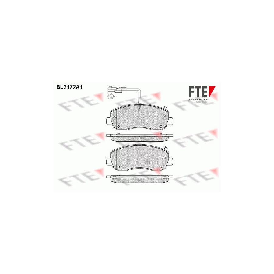 FTE Bl2172A1 Brake Pad Set