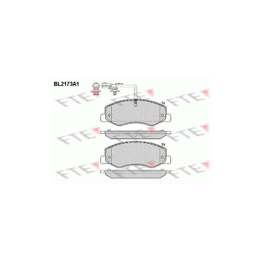 FTE Bl2173A1 Brake Pad Set