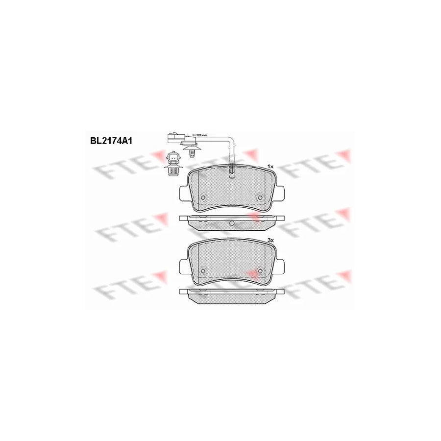 FTE Bl2174A1 Brake Pad Set