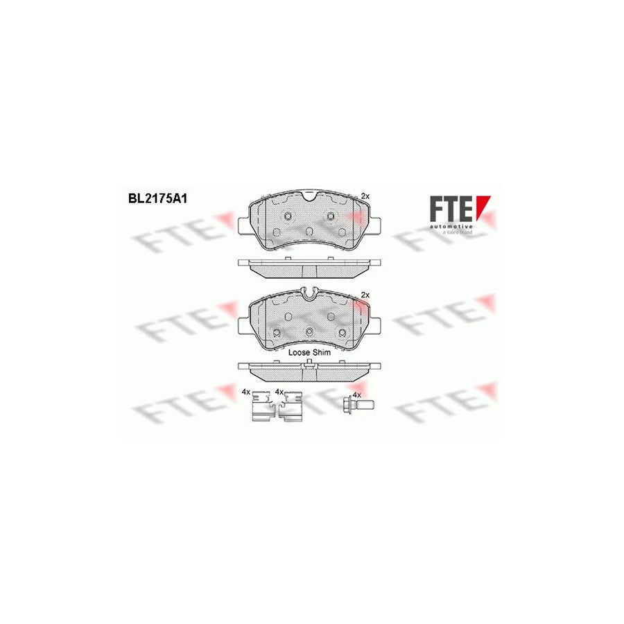 FTE Bl2175A1 Brake Pad Set