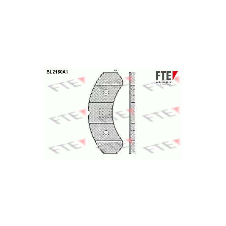 FTE Bl2180A1 Brake Pad Set