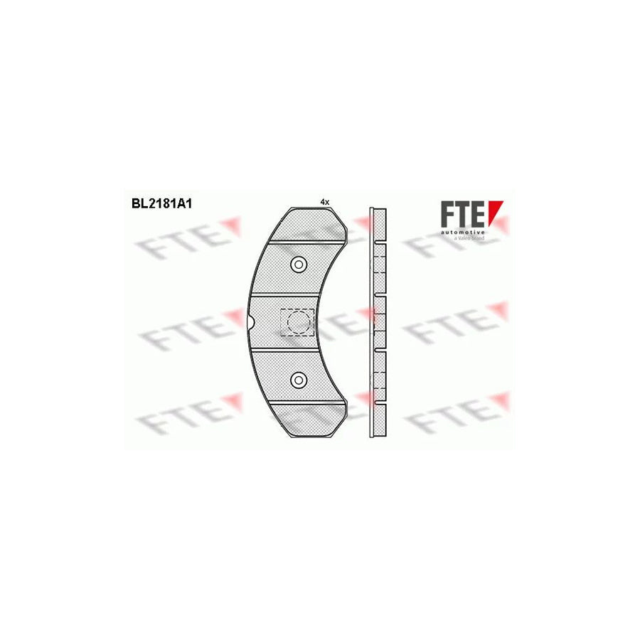 FTE Bl2181A1 Brake Pad Set