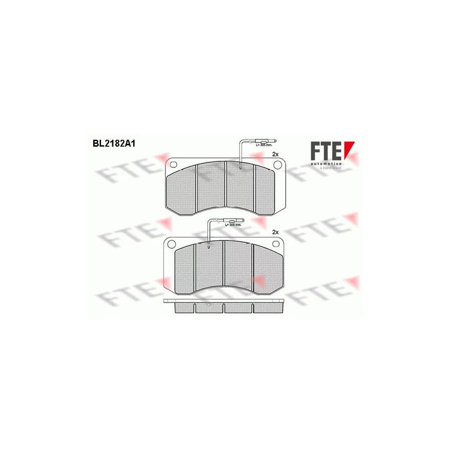 FTE Bl2182A1 Brake Pad Set