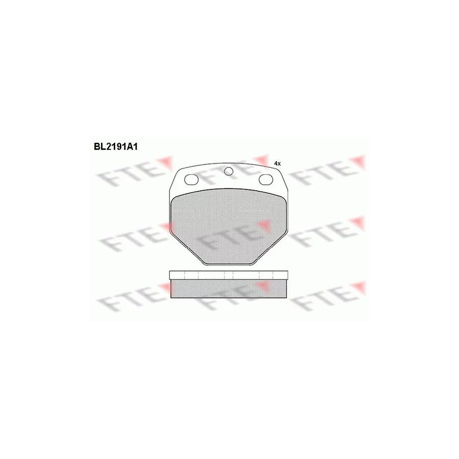 FTE Bl2191A1 Brake Pad Set