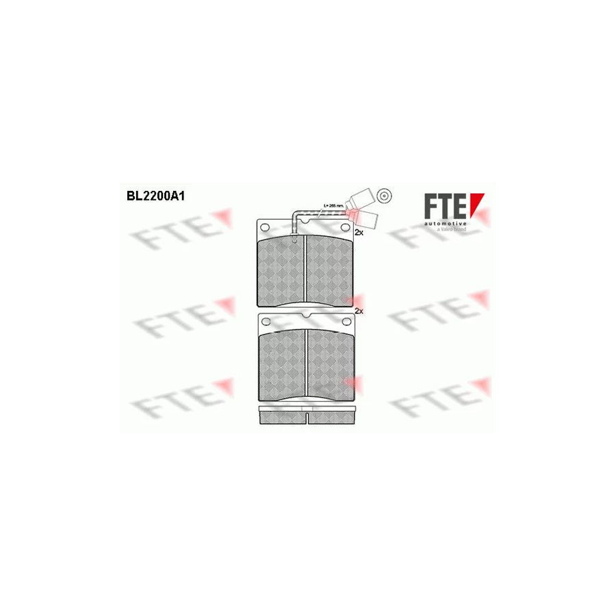 FTE Bl2200A1 Brake Pad Set