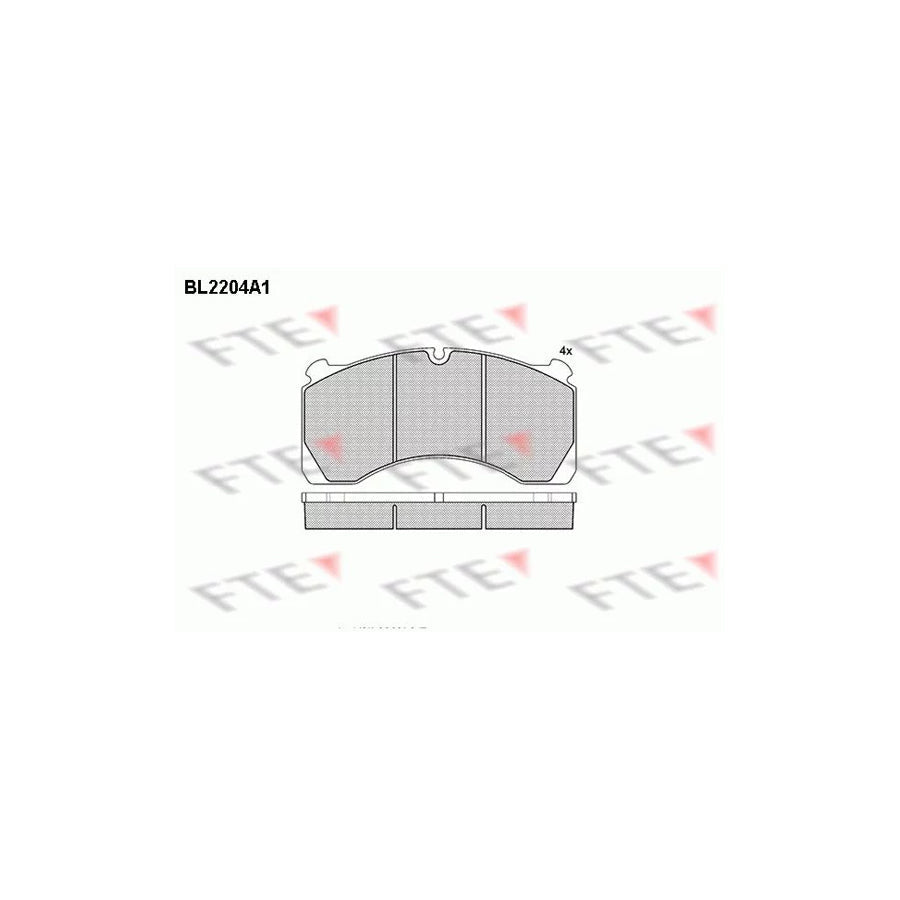 FTE Bl2204A1 Brake Pad Set