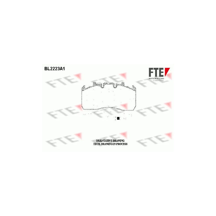 FTE Bl2223A1 Brake Pad Set