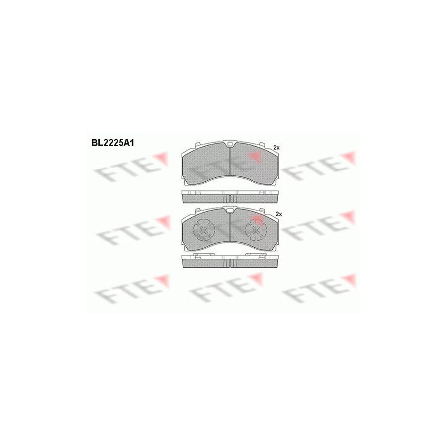 FTE Bl2225A1 Brake Pad Set