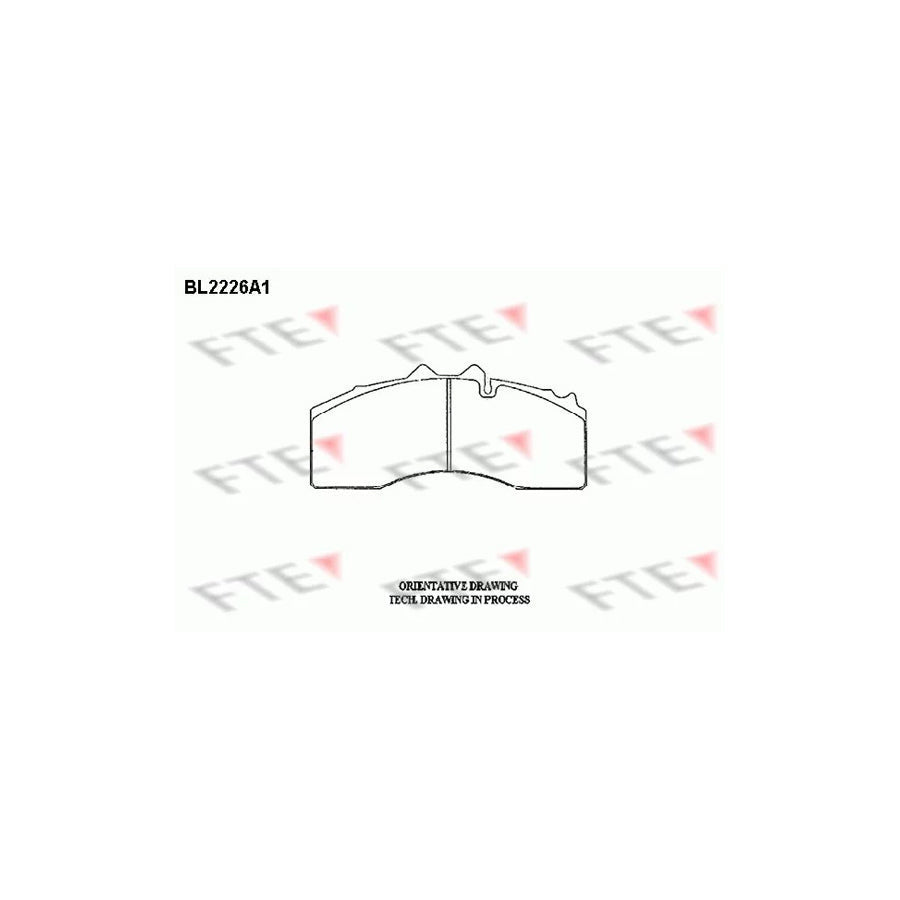 FTE Bl2226A1 Brake Pad Set