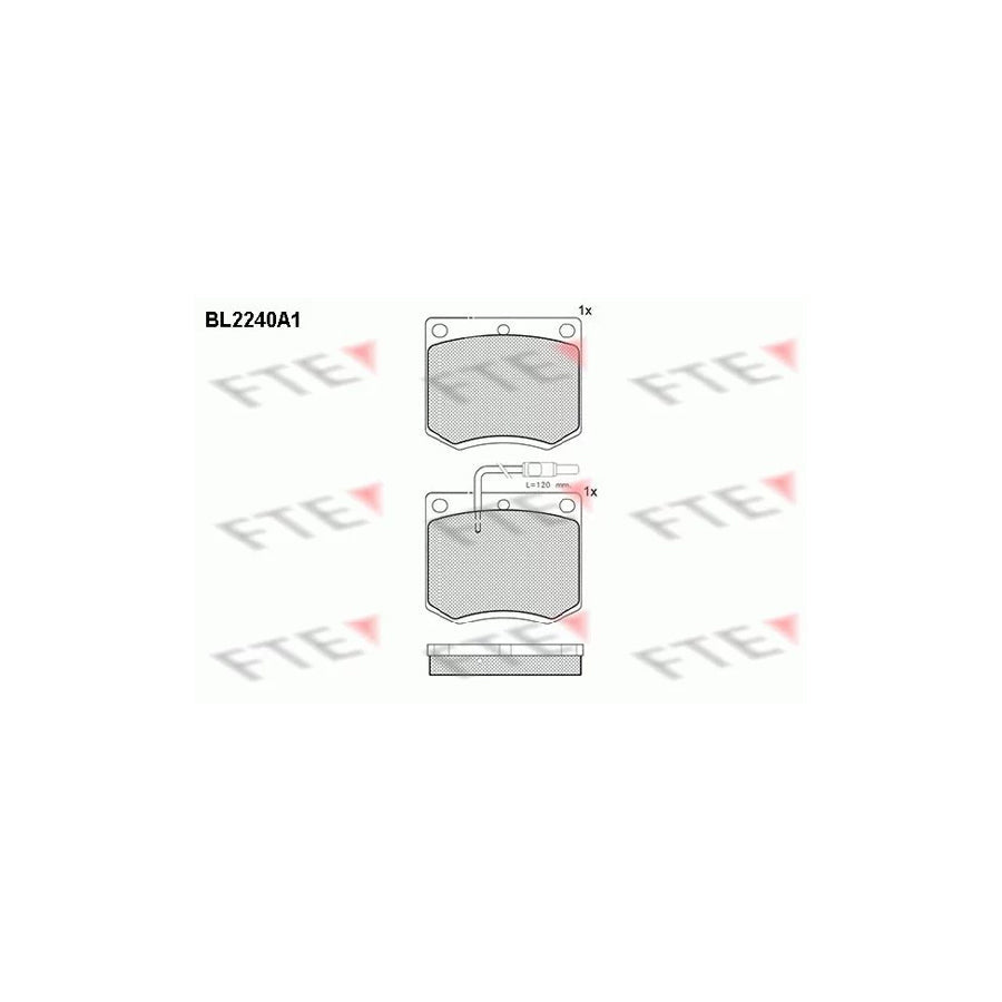 FTE Bl2240A1 Brake Pad Set