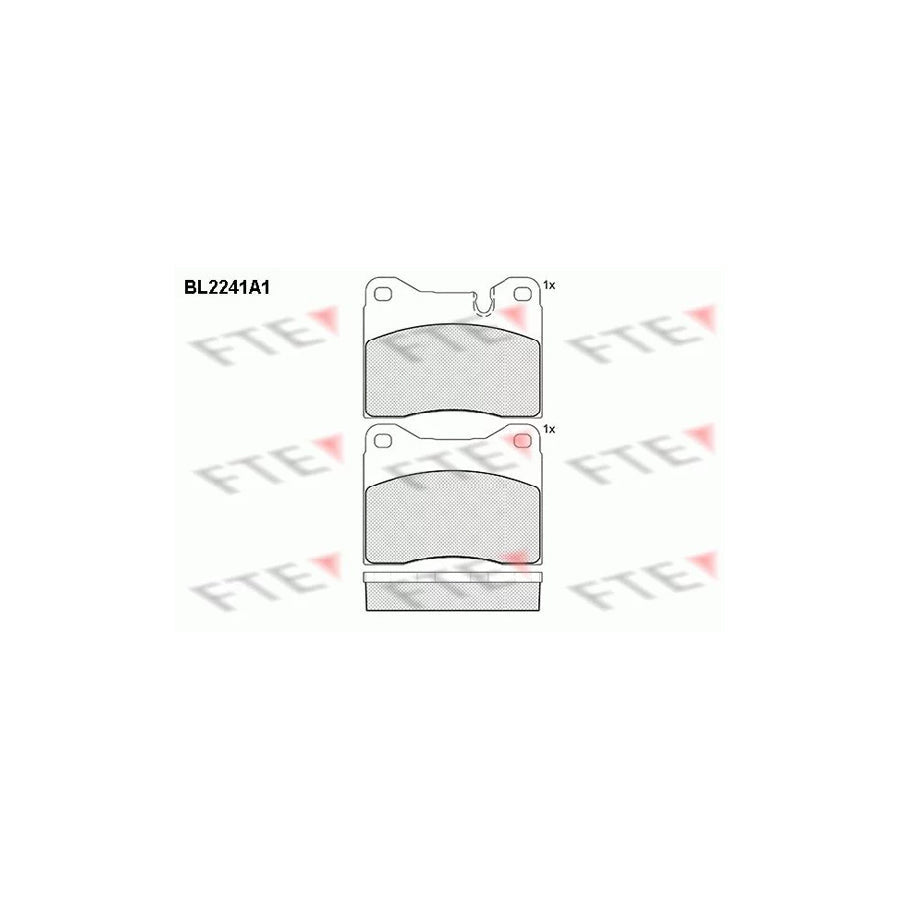 FTE Bl2241A1 Brake Pad Set