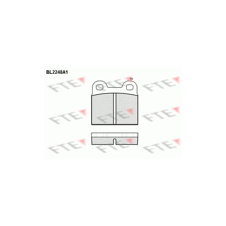 FTE Bl2248A1 Brake Pad Set