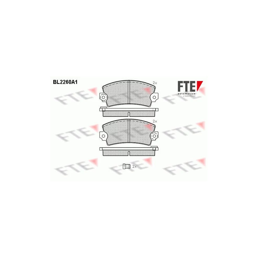 FTE Bl2260A1 Brake Pad Set