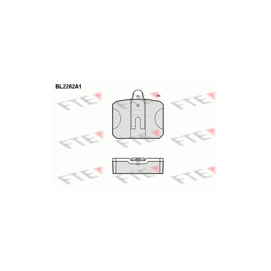 FTE Bl2262A1 Brake Pad Set