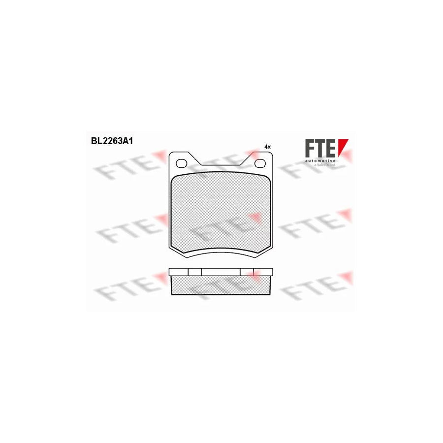 FTE Bl2263A1 Brake Pad Set