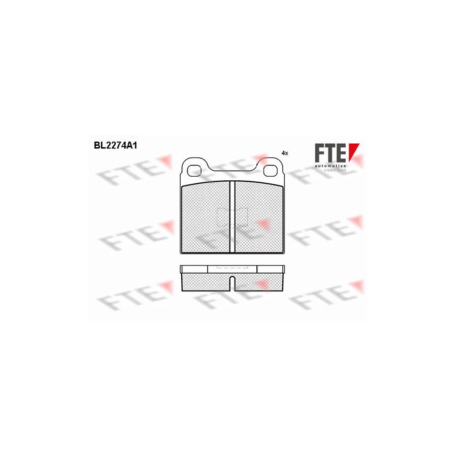 FTE Bl2274A1 Brake Pad Set