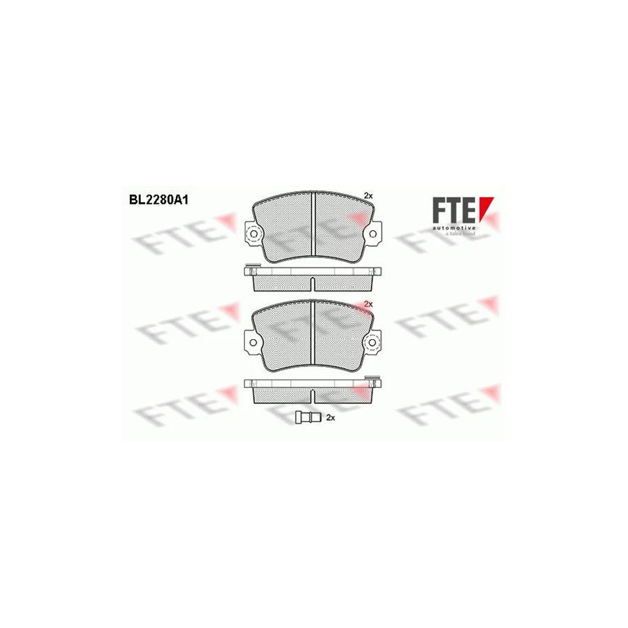 FTE Bl2280A1 Brake Pad Set