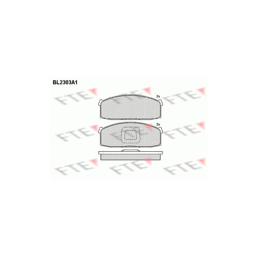 FTE Bl2303A1 Brake Pad Set