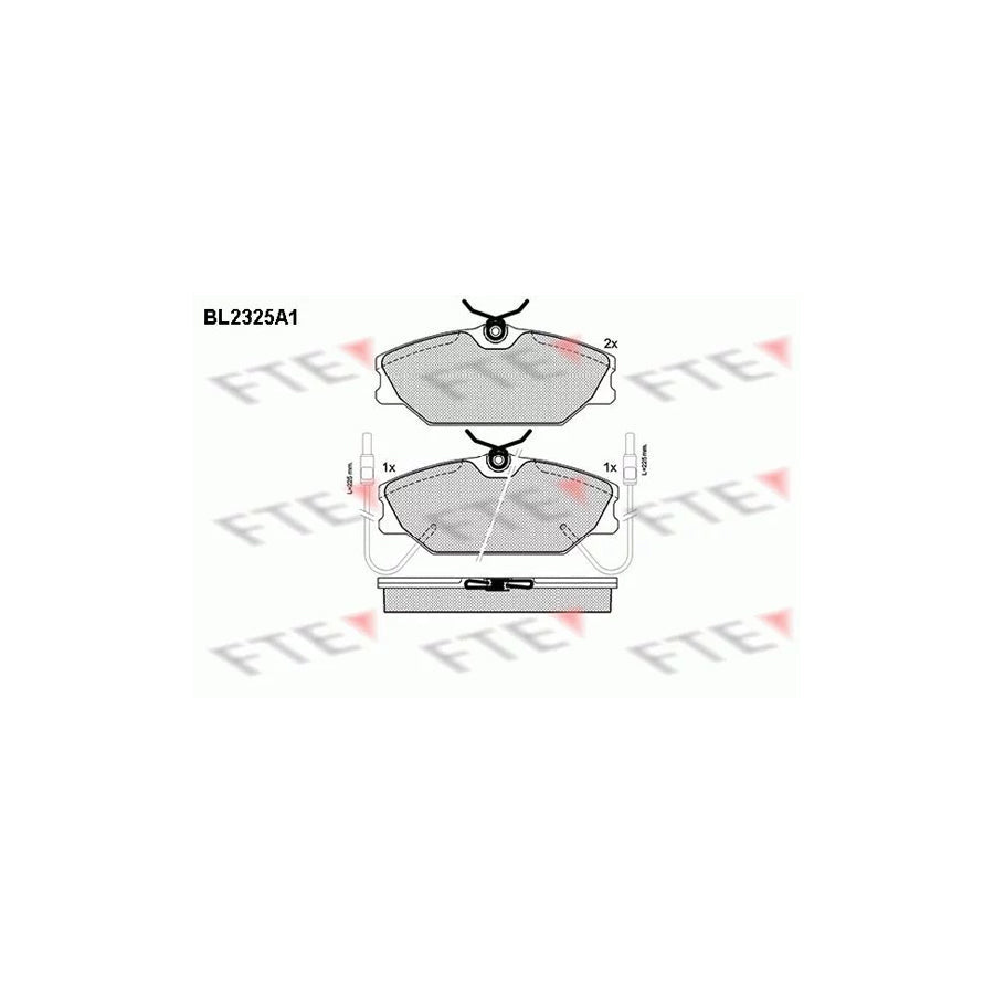 FTE Bl2325A1 Brake Pad Set