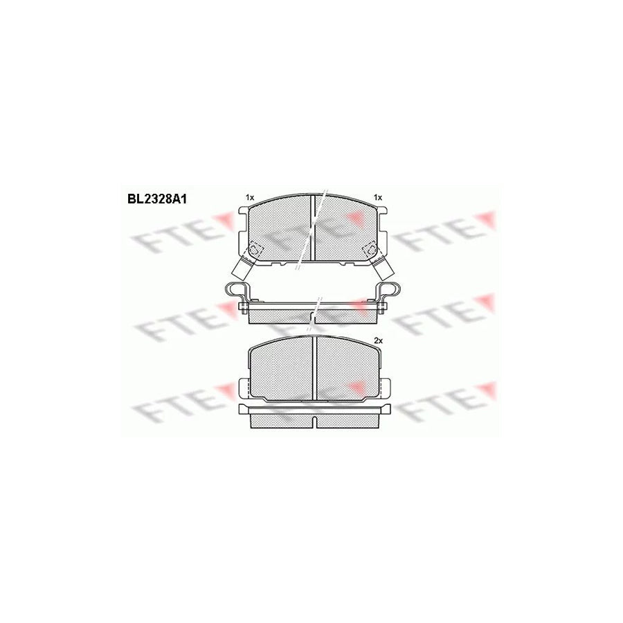 FTE Bl2328A1 Brake Pad Set