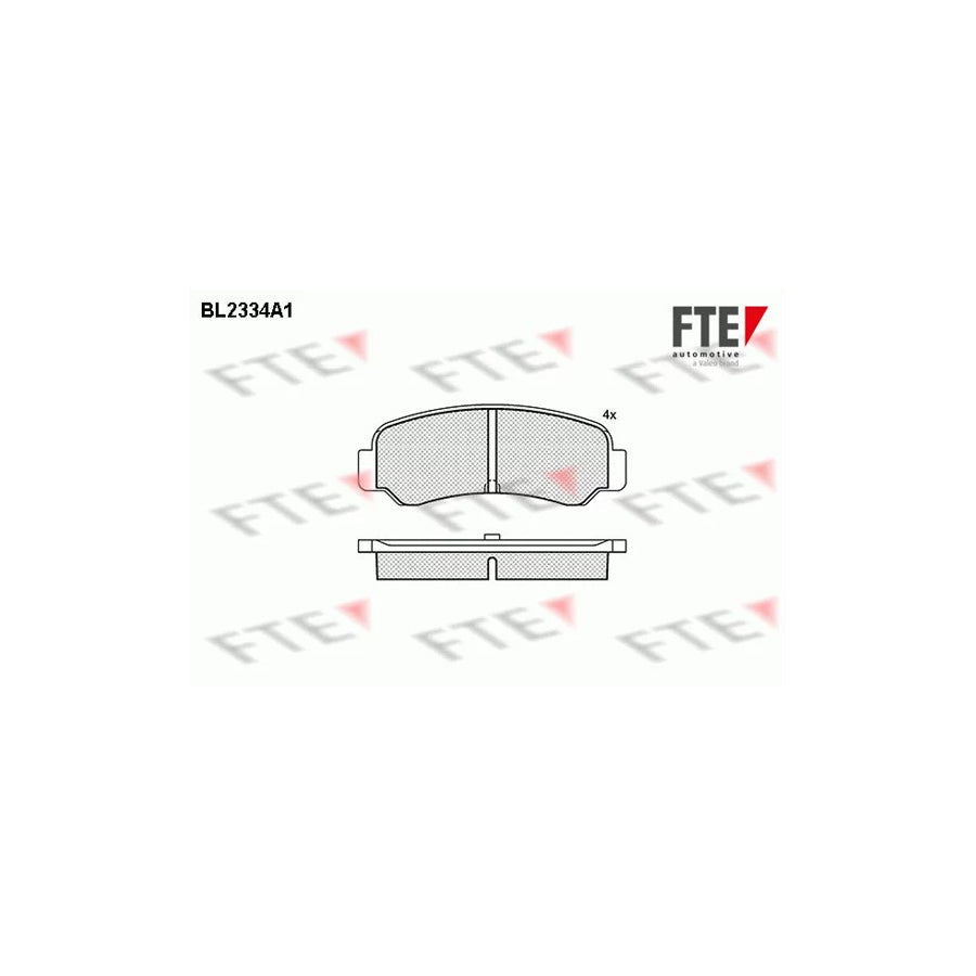 FTE Bl2334A1 Brake Pad Set