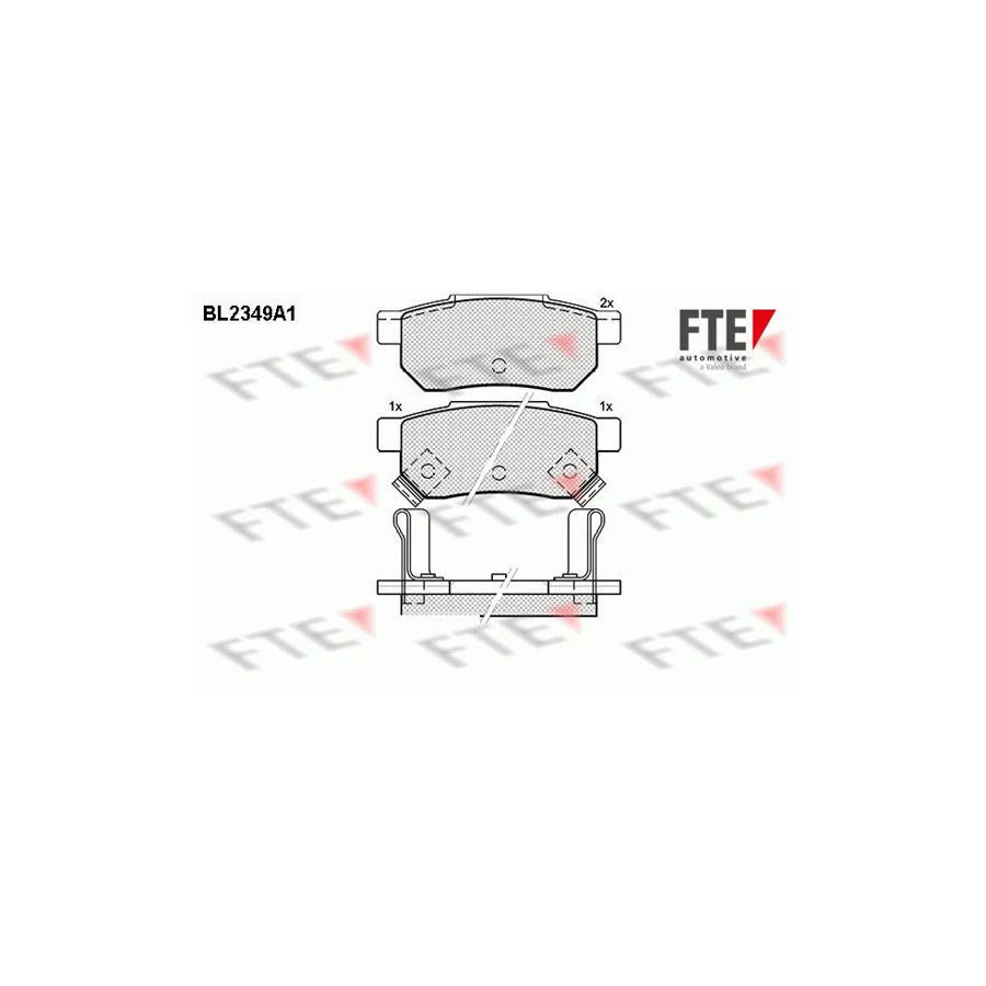FTE Bl2349A1 Brake Pad Set