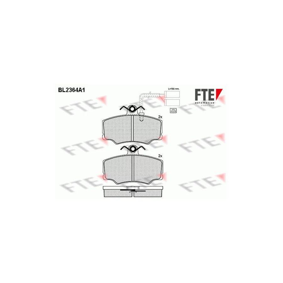 FTE Bl2364A1 Brake Pad Set for Alfa Romeo 33