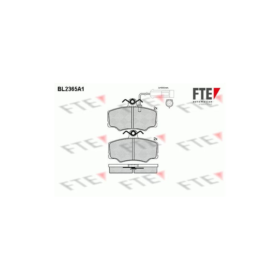 FTE Bl2365A1 Brake Pad Set for Alfa Romeo 33