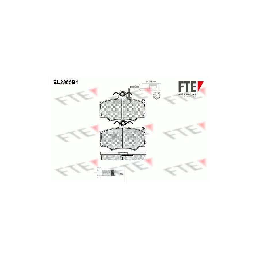 FTE Bl2365B1 Brake Pad Set for Alfa Romeo 33