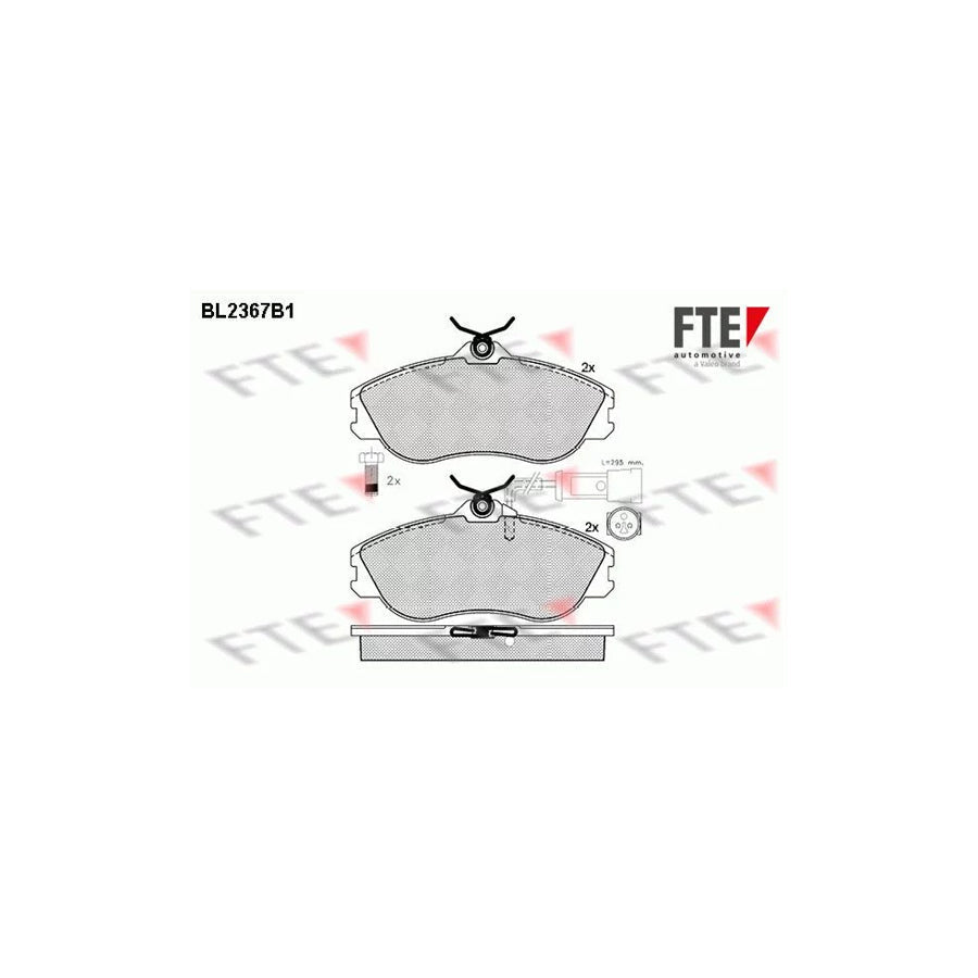 FTE Bl2367B1 Brake Pad Set
