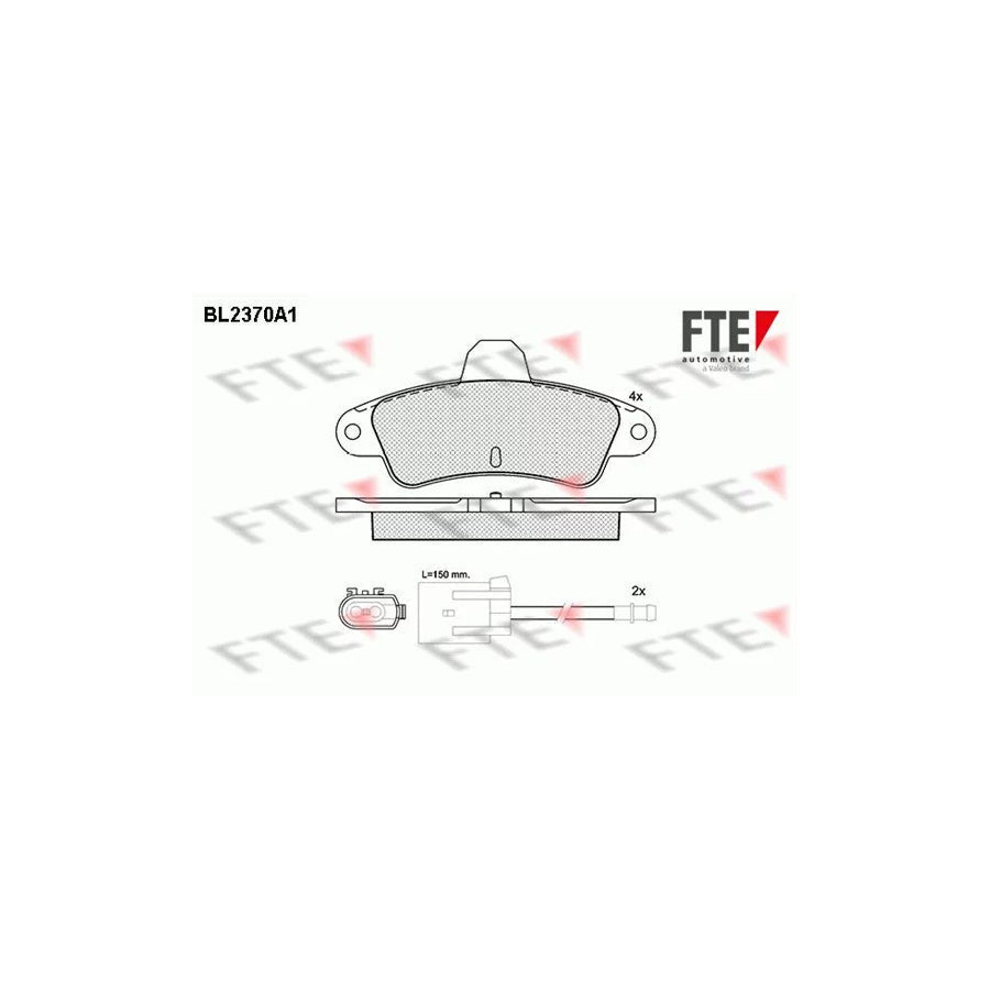 FTE Bl2370A1 Brake Pad Set
