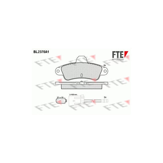 FTE Bl2370A1 Brake Pad Set