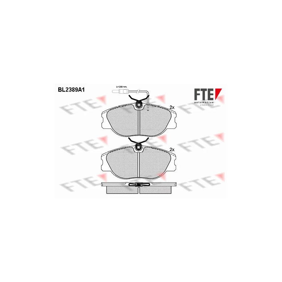 FTE Bl2389A1 Brake Pad Set