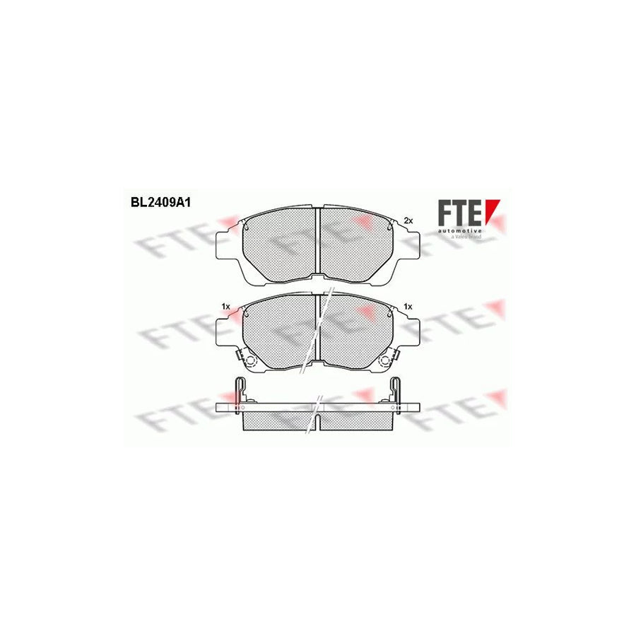 FTE Bl2409A1 Brake Pad Set